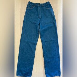 imogene + willie Catherine cotton linen selvage denim trousers sz w29